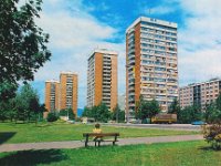 Knežija, pogled sa Srednjaka oko 1980. godine